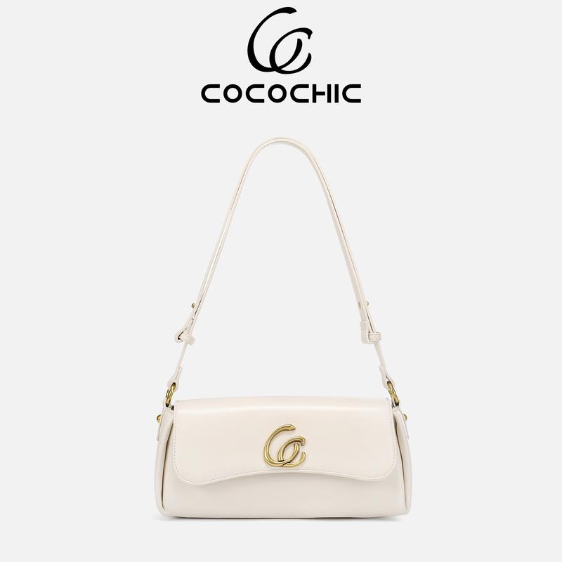 Fah【COCOCHIC 003】 กระเป๋าสะพายคล้องไหล่ เรียบหรูสไตล์วินเทจ เหมาะกับทุกลุค