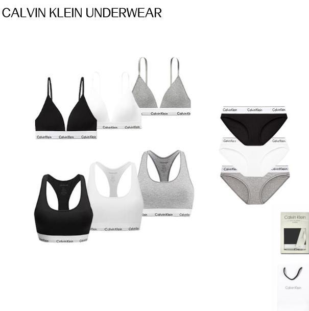 Calvin Klein Women's Lingerie Set Triangle Bra/Sport Bra สปอร์ตบรา กระชับ ใส่สบาย มีให้เลือกหลายแบบ ของแท้แบรนด์แท้ แถมฟรีถุงของขวัญ